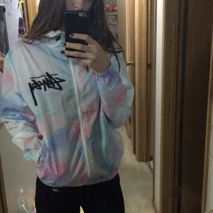 Stussy cotton candy windbreaker